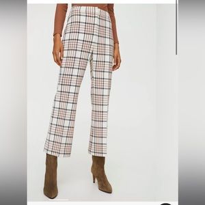 Aritzia Wilfred free genie check pants